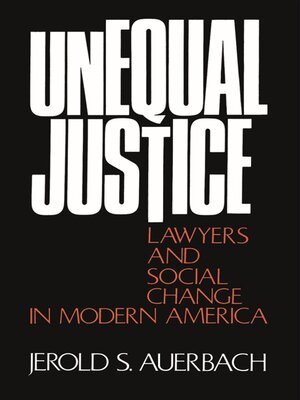 cover image of Unequal Justice